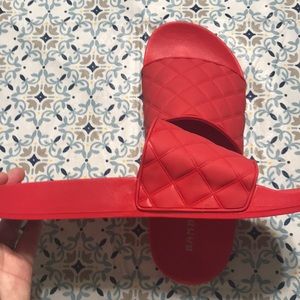 Cute red slides!